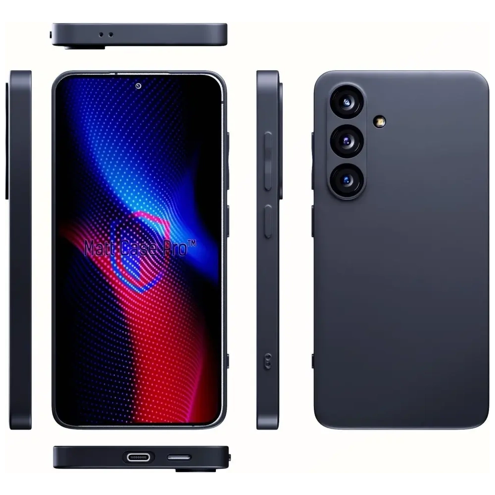 Etui 3MK Matt Case Pro do Samsung Galaxy S24 FE czarne