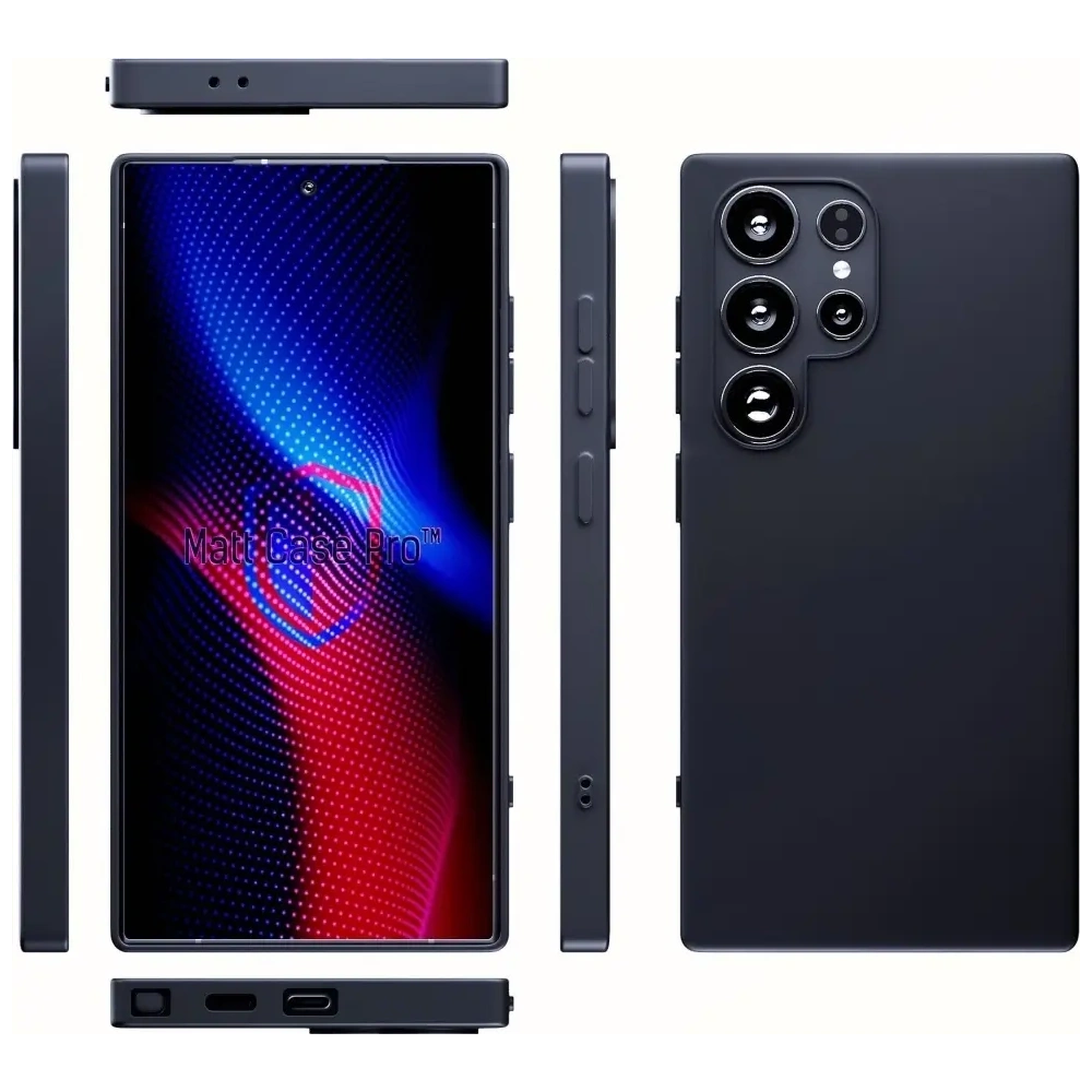 Etui 3MK Matt Case Pro do Samsung Galaxy S24 Ultra czarne