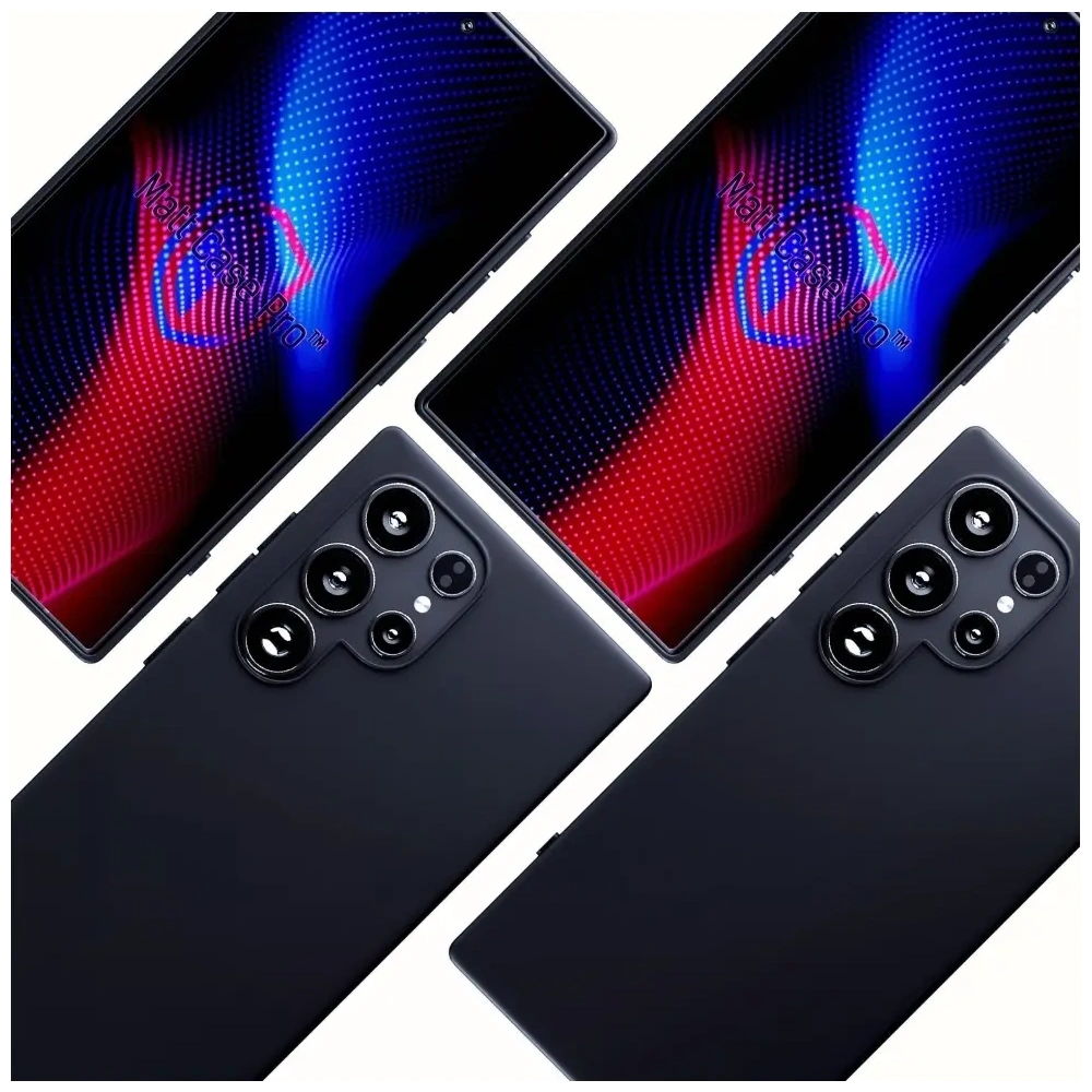 Etui 3MK Matt Case Pro do Samsung Galaxy S24 Ultra czarne