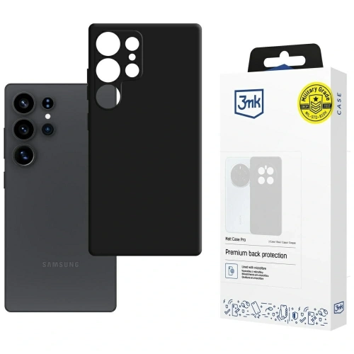 Buy 3MK Matt Case Pro Samsung Galaxy S25 Ultra black - 3MK15920 - {ean13} - Home Screen Store Europe