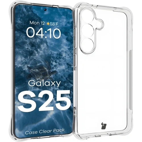 Kup Etui + 2x szkło na ekran Bizon Case Clear Pack do Samsung Galaxy S25 przezroczyste - BIZ8705 - {ean13} - Sklep Home Screen