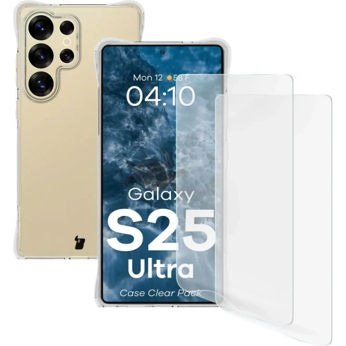 Kup Etui + 2x folia na ekran Bizon Case Clear Pack do Samsung Galaxy S25 Ultra przezroczyste - BIZ8707 - {ean13} - Sklep Home Screen