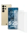 Etui + 2x folia na ekran Bizon Case Clear Pack do Samsung Galaxy S25 Ultra przezroczyste