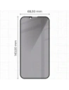 Buy Bizon Glass Edge Shadow Apple iPhone 16e / 14 / 13 Pro / 13 tinted with a black frame - BIZ8708 - {ean13} - Home Screen Store Europe