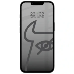 Kup Prywatyzujące szkło hartowane Bizon Glass Edge Shadow do Apple iPhone 16e / 14 / 13 Pro / 13 przyciemniane z czarną ramką - BIZ8708 - {ean13} - Sklep Home Screen