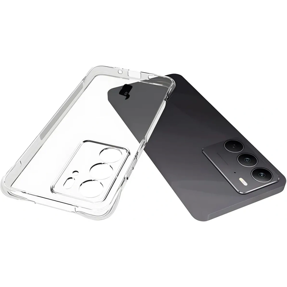 Elastyczne etui Bizon Case Salpa do Realme C75 4G przezroczyste