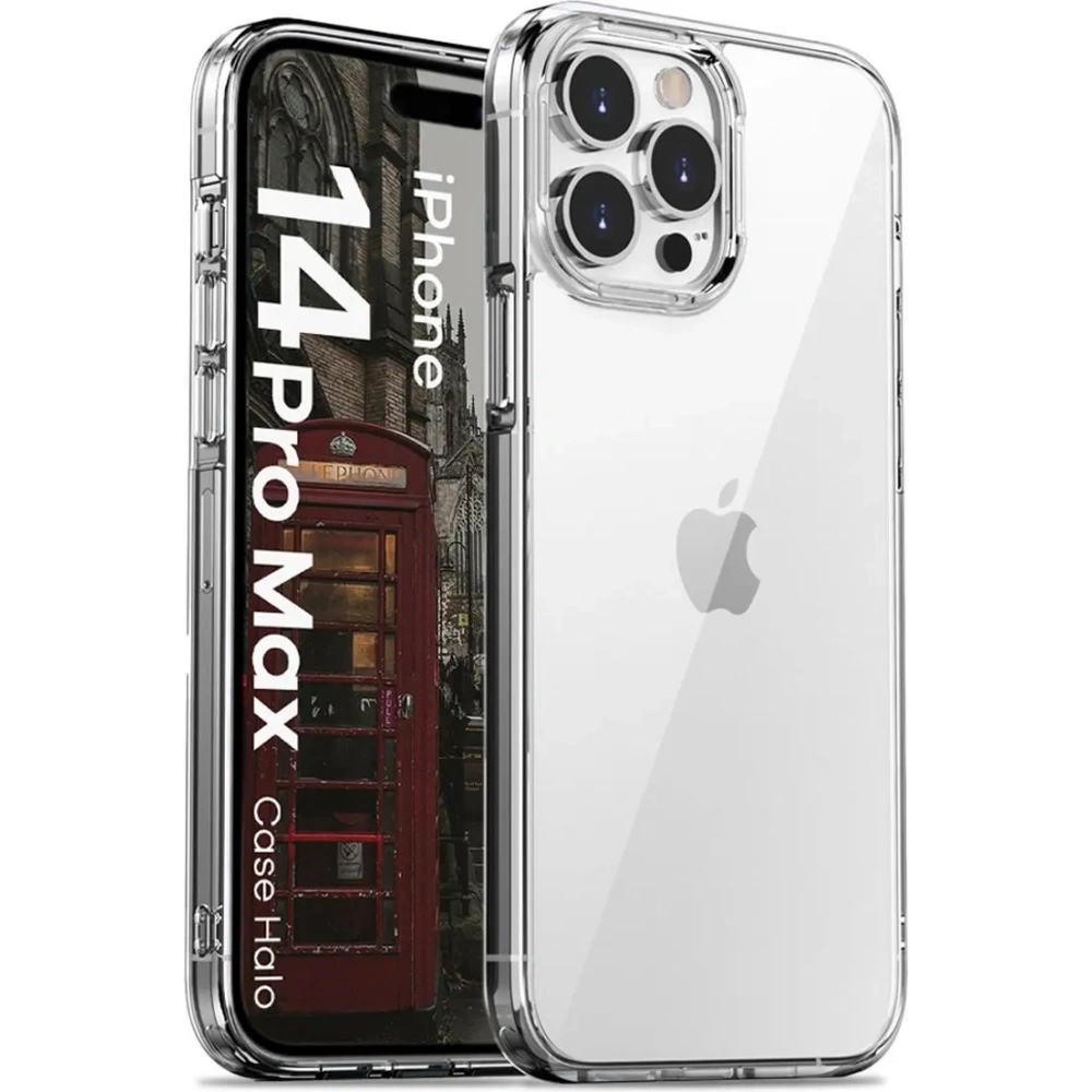 Etui Bizon Case Halo do Apple iPhone 14 Pro przezroczyste