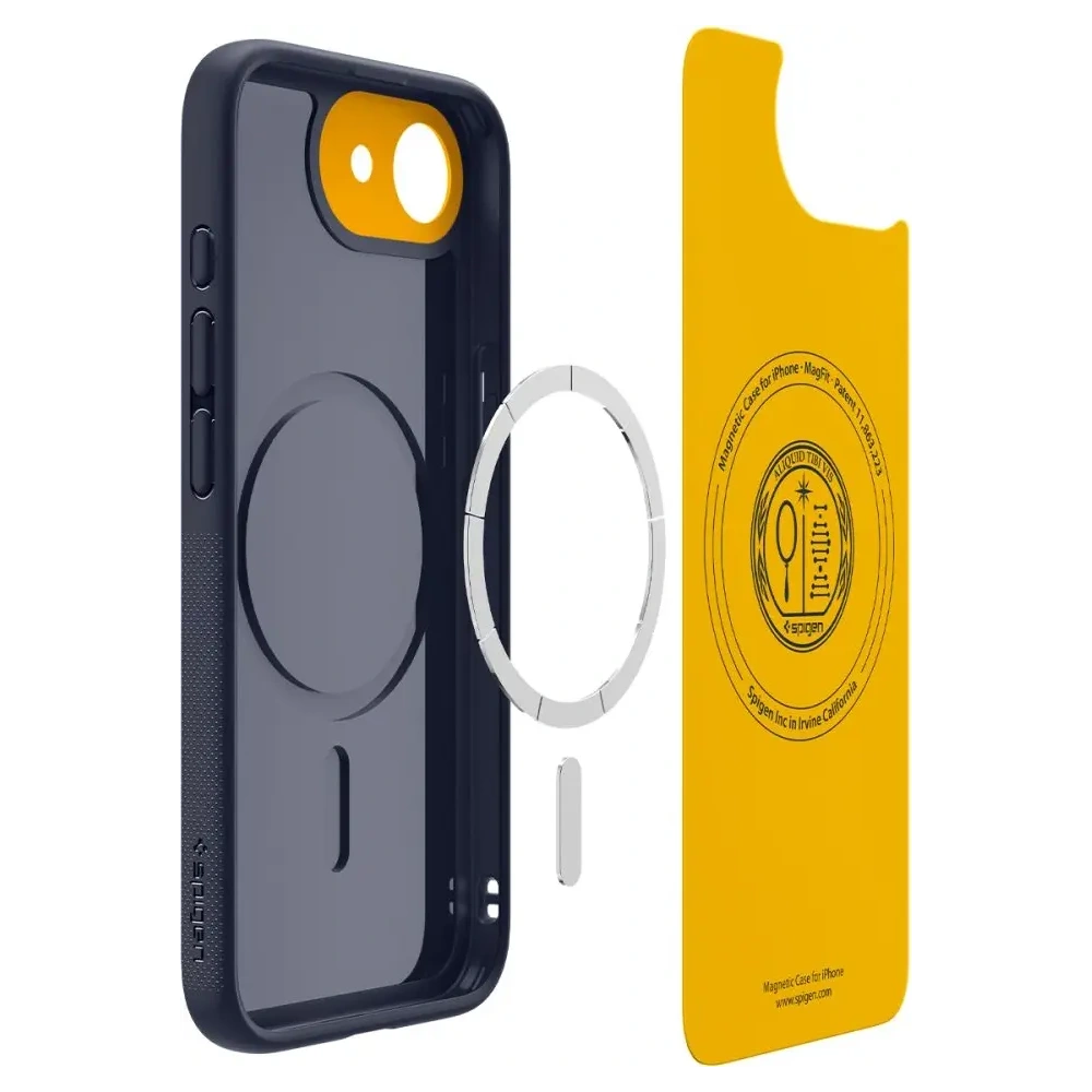 Etui Spigen Nano Pop Mag MagSafe Apple iPhone 16e Blueberry Navy