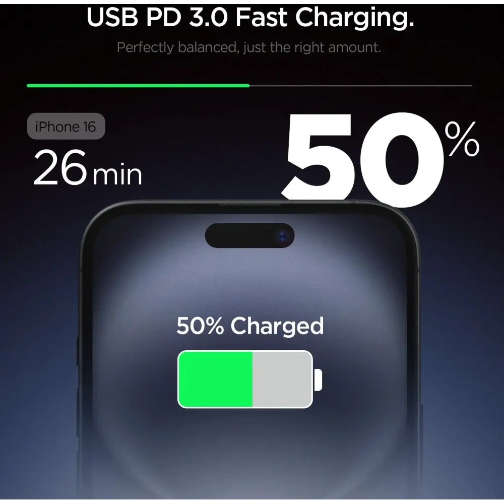 Ładowarka sieciowa Spigen Essential EE201EU 1-port USB-C Network Charger 20W White