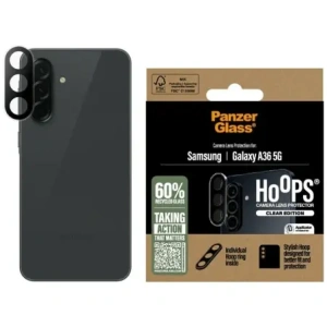Buy Tempered glass for the lens PanzerGlass Hoops Lens Protector for Samsung Galaxy A36 5G transparent - PZG847 - {ean13} - Home Screen Store Europe