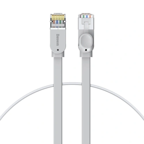 Kup Cablul de rețea plat Baseus High Speed, Ethernet RJ45, Gigabit, Cat.6, 0,5m (gri) - BSU1437GRY - {ean13} - Sklep Home Screen