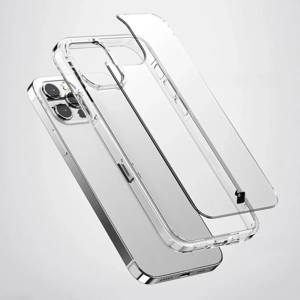 Etui Bizon Case Halo do Apple iPhone 12 / 12 Pro przezroczyste