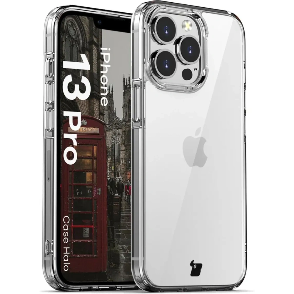 Etui Bizon Case Halo do Apple iPhone 13 Pro przezroczyste