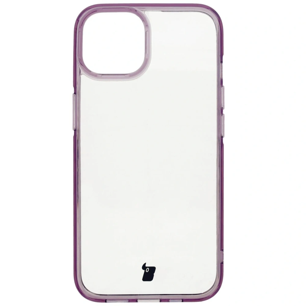 Etui Bizon Case Halo do Apple iPhone 14 / 13 przezroczysto-fioletowe