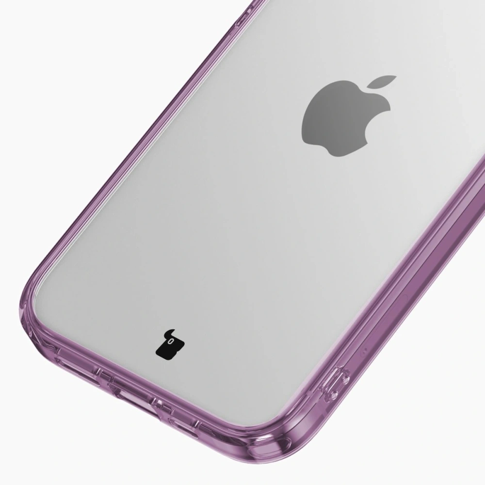 Etui Bizon Case Halo do Apple iPhone 14 / 13 przezroczysto-fioletowe