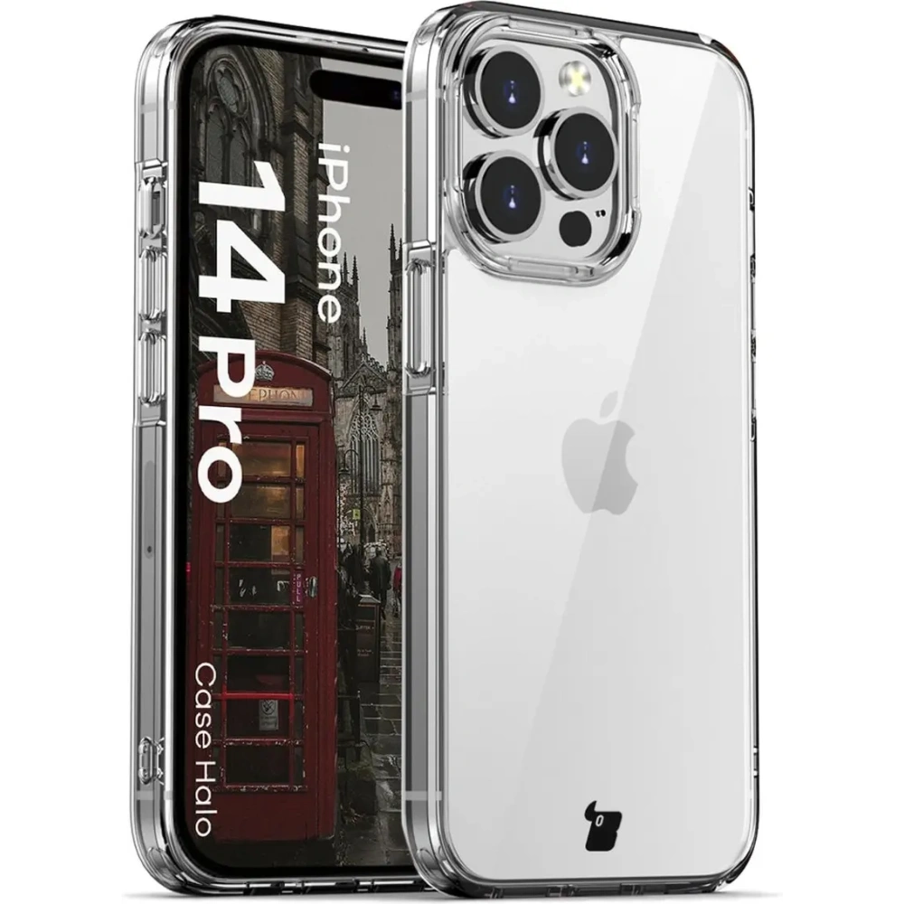 Etui Bizon Case Halo do Apple iPhone 14 Pro przezroczyste