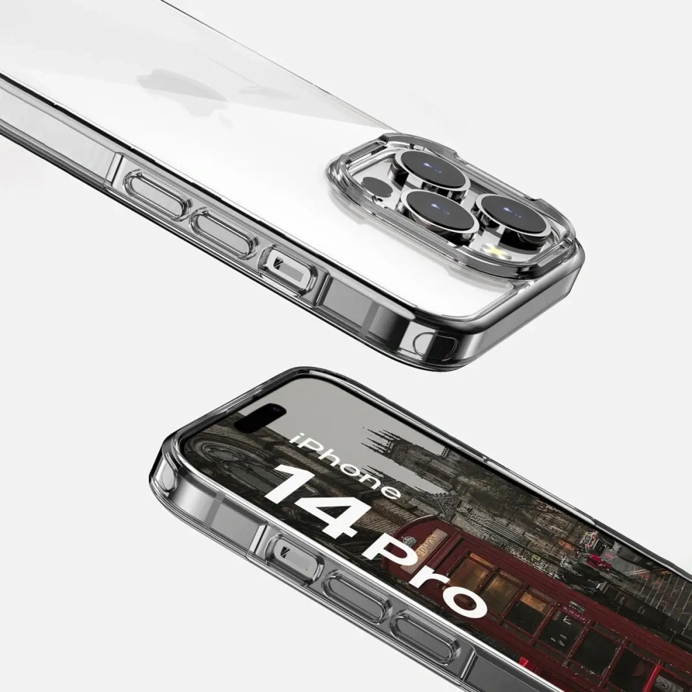 Etui Bizon Case Halo do Apple iPhone 14 Pro przezroczyste
