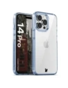 Etui Bizon Case Halo pentru Apple iPhone 14 Pro transparent-albastru