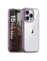 Bizon Case Halo für Apple iPhone 15 Pro Max transparent-lila
