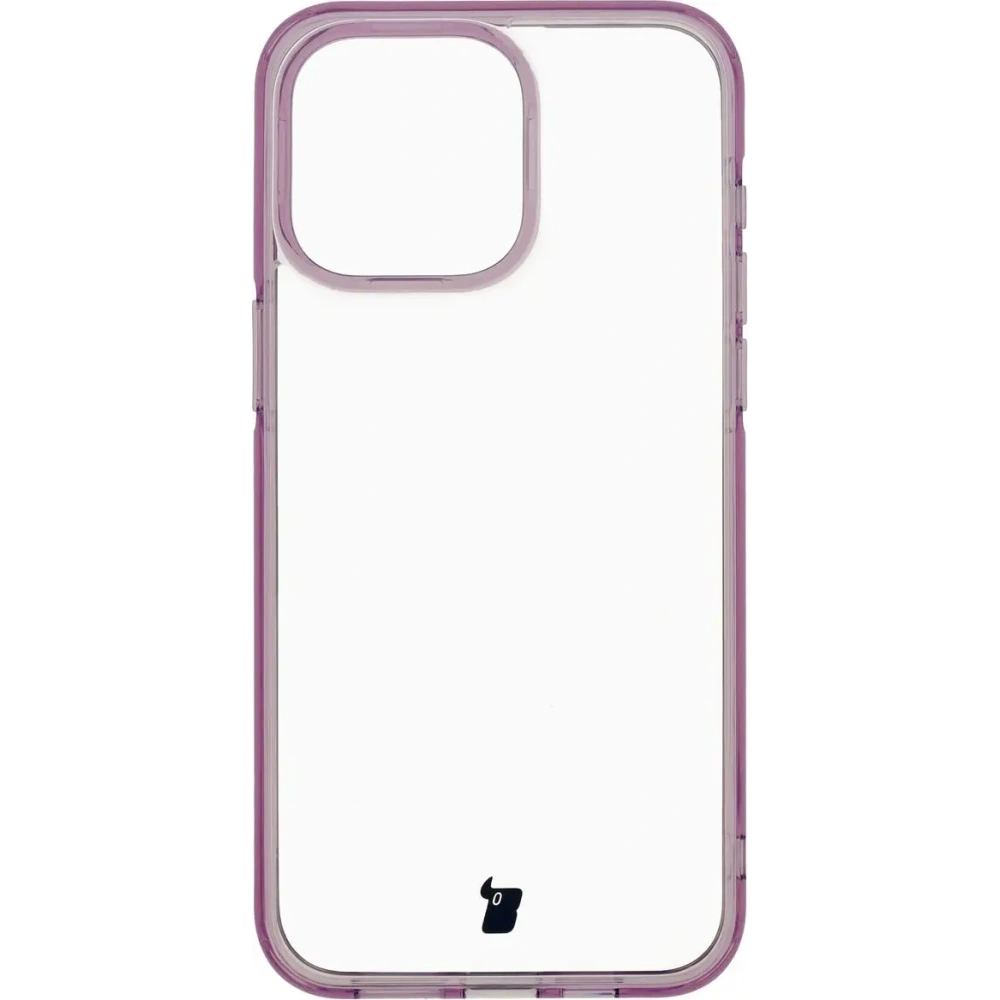 Etui Bizon Case Halo do Apple iPhone 15 Pro Max przezroczysto-fioletowe