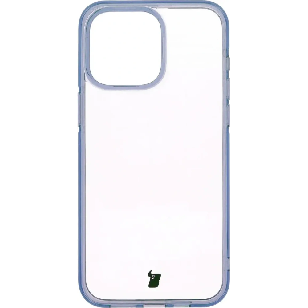 Etui Bizon Case Halo do Apple iPhone 15 Pro Max przezroczysto-niebieskie