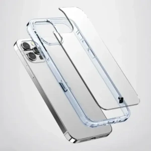 Kup Etui Bizon Case Halo do Apple iPhone 15 Pro Max przezroczysto-niebieskie - BIZ8721 - {ean13} - Sklep Home Screen