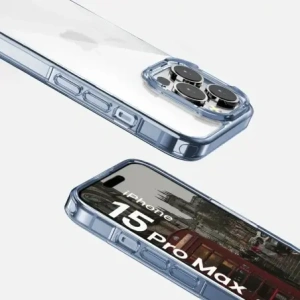 Kup Etui Bizon Case Halo do Apple iPhone 15 Pro Max przezroczysto-niebieskie - BIZ8721 - {ean13} - Sklep Home Screen