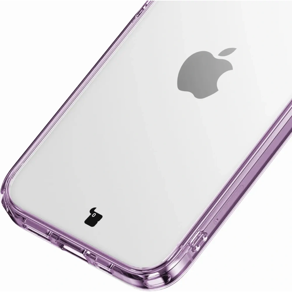Etui Bizon Case Halo do Apple iPhone 15 Pro przezroczysto-fioletowe