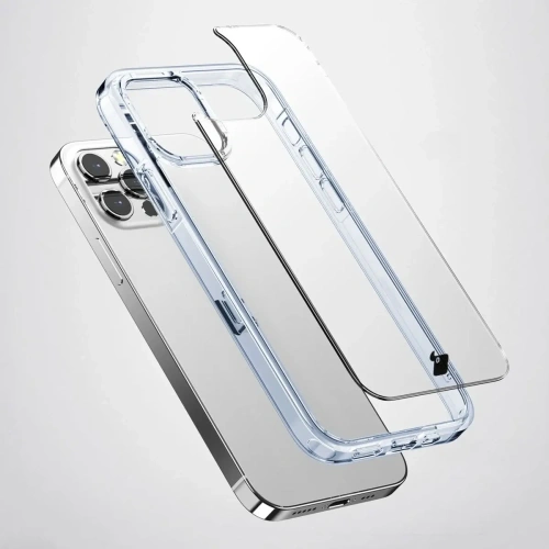 Kup Etui Bizon Case Halo do Apple iPhone 15 Pro průhledně-modré - BIZ8724 - {ean13} - Sklep Home Screen