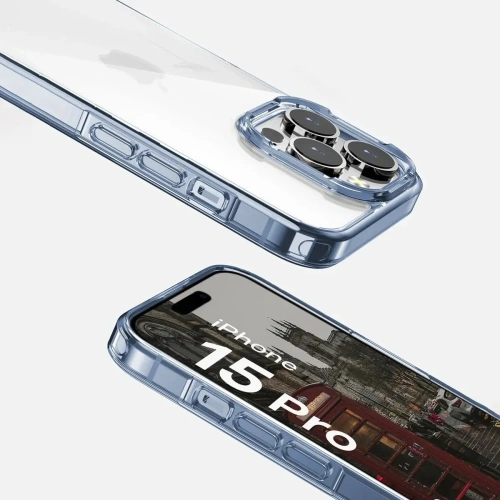 Kup Bizon Case Halo Apple iPhone 15 Pro átlátszó-kék - BIZ8724 - {ean13} - Sklep Home Screen