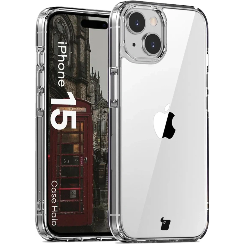 Etui Bizon Case Halo do Apple iPhone 15 przezroczyste
