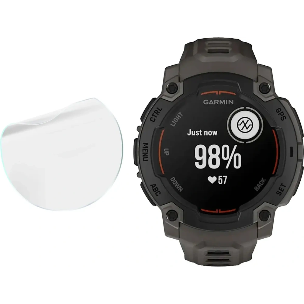 Folia hydrożelowa na ekran Bizon Glass Watch Hydrogel do Garmin Instinct E 45 mm [2 PACK]