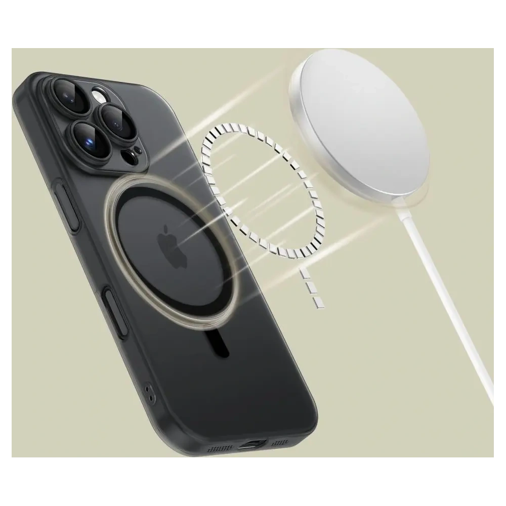 Etui Tech-Protect Magslim MagSafe Apple iPhone 16e Matte/black