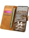 Kup Etui z klapką Bizon Case Pocket do Xiaomi Redmi Note 14 Pro 4G brązowe - BIZ8731 - {ean13} - Sklep Home Screen