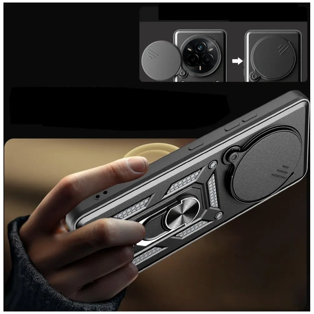 Etui Tech-Protect Camshield Pro Realme 14 Pro+ Plus 5G Black