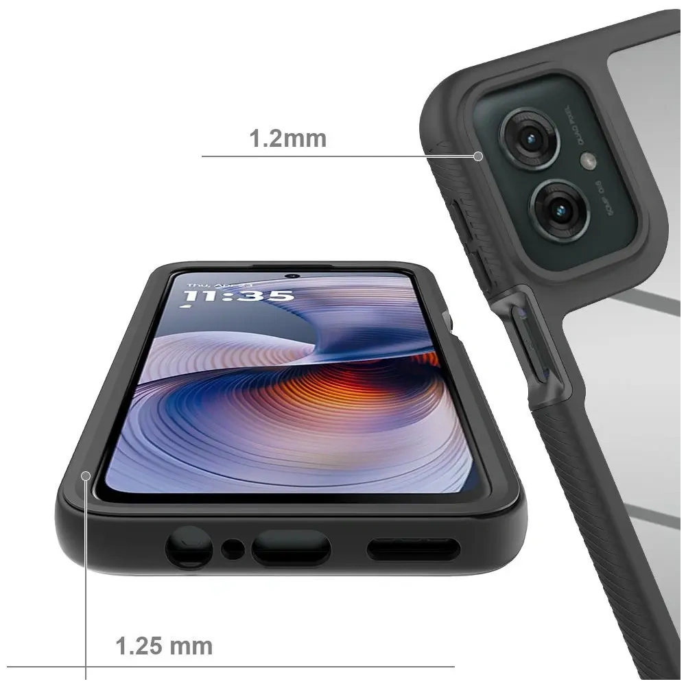 Etui Tech-Protect Defense Motorola Moto G15 / G15 Power / G05 / E15 Black