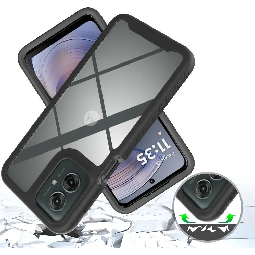 Etui Tech-Protect Defense Motorola Moto G15 / G15 Power / G05 / E15 Black