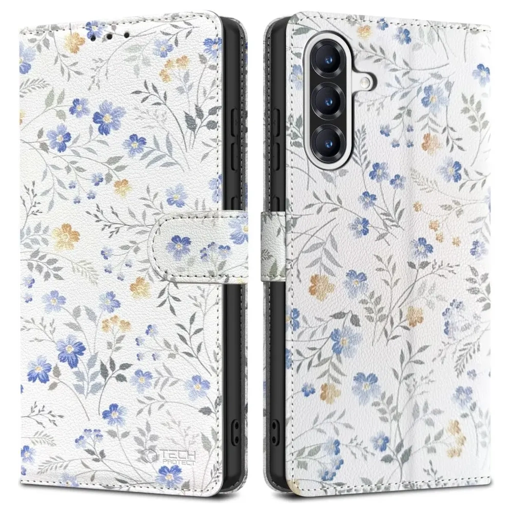 Etui Tech-Protect Wallet Samsung Galaxy A36 5G Spring Flowers