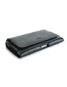 Kup Husa din piele LURESKO FREYA XL pentru curea, pentru telefon, dimensiuni 165x82x10mm (negru, cusătură neagră netedă) - LUR1 - {ean13} - Sklep Home Screen
