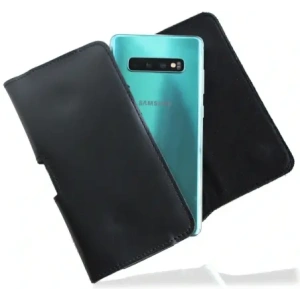 Kup Husa din piele LURESKO FREYA XL pentru curea, pentru telefon, dimensiuni 165x82x10mm (negru, cusătură neagră netedă) - LUR1 - {ean13} - Sklep Home Screen
