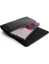 Kup Husa din piele LURESKO FREYA XL pentru curea, carcasa pentru telefon 165x82x10mm (neagră cu dungi și fir negru) - LUR2 - {ean13} - Sklep Home Screen