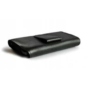 Kup LURESKO FREYA XL Lederholster für den Gürtel, Handyhülle 165x82x10mm (schwarz gerippt mit schwarzem Faden) - LUR2 - {ean13} - Sklep Home Screen