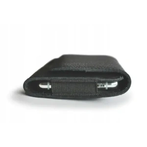 Kup LURESKO FREYA XL Lederholster für den Gürtel, Handyhülle 165x82x10mm (schwarz gerippt mit schwarzem Faden) - LUR2 - {ean13} - Sklep Home Screen