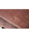 Kup LURESKO FREYA XL Lederholster für den Gürtel, Handyhülle 165x82x10mm (vintage braun mit weißen Nähten) - LUR3 - {ean13} - Sklep Home Screen