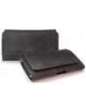 LURESKO FREYA XL leather holster for belt, phone case 165x82x10mm (gray vintage)