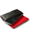 Buy LURESKO FREYA XL leather holster for belt, phone case 165x82x10mm (black smooth with red thread and red interior) - LUR5 - {ean13} - Home Screen Store Europe