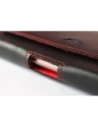 Buy LURESKO FREYA XL leather holster for belt, phone case 165x82x10mm (black smooth with red thread and red interior) - LUR5 - {ean13} - Home Screen Store Europe