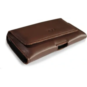 Kup LURESKO FREYA XL Lederholster für den Gürtel, Handyhülle 165x82x10mm (glattes Braun) - LUR6 - {ean13} - Sklep Home Screen