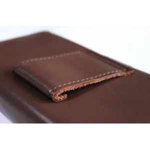 Kup LURESKO FREYA XL Lederholster für den Gürtel, Handyhülle 165x82x10mm (glattes Braun) - LUR6 - {ean13} - Sklep Home Screen