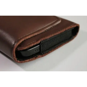 Kup Husa din piele LURESKO FREYA XL pentru curea, husă pentru telefon 165x82x10mm (maro neted) - LUR6 - {ean13} - Sklep Home Screen